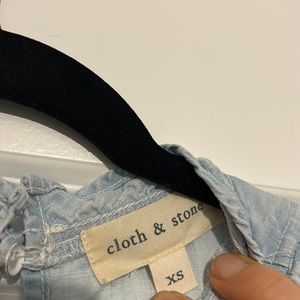 Cloth & Stone denim dress, size XS